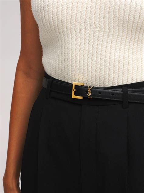 ysl belt brown|ysl belt women's outfit.